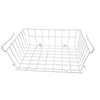 Homz  7 in. H x 10-13/32 in. W x 16 in. L White  Stacking Basket