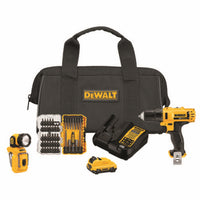 12-Volt Cordless Combo Kit, Drill/Driver + Flashlight + 45-Pc. Screwdriving Set, $229 Value