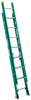 Werner 16 ft. H Fiberglass Telescoping Extension Ladder Type II 225 lb. capacity