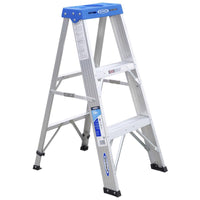 Werner Stepladder Aluminum 3 ' Type I 250 Lb