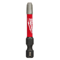 Milwaukee Shockwave Phillips #3 X 2 in. L Screwdriver Bit Steel 1 pc