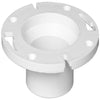 Charlotte Pipe Schedule 40 4 in. Spigot  T X 3 in. D Hub  PVC 7 in. Reducing Closet Flange (Pack of 25)