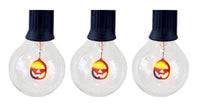 Flickering Pumpkin Globe Lights, 10-Ct.