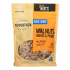 Woodstock Non-GMO Walnuts Halves and Pieces - Case of 8 - 6 OZ