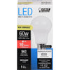 Feit Electric A19 E26 (Medium) LED Bulb Daylight 60 Watt Equivalence 1 pk