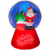 Gemmy LED 66.14 in.   Inflatable Santa Snow Globe with Snow Flurry Projection