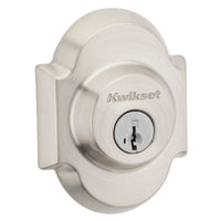 Kwikset Signature Series Satin Nickel Metal Deadbolt