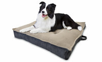 Jumbo Extra-Dense Pet Bed, Square, 36-In. Assorted Colors