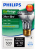 Philips EcoVantage 39 W PAR20 Floodlight Halogen Bulb 500 lm Bright White 1 pk (Pack of 6)