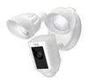 Ring Floodlight Camera Hardwired Outdoor White Wi-Fi Security Camera