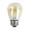 Incandescent Bulb, Amber, 60 Lumens, 11-Watts, 2-Pk.