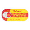 Roland Anchovies Rolled - Olive Oil - Case of 25 - 2 oz.