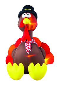 Gemmy C7 Light Plug-In Prelit Turkey Inflatable 59.06 L x 72.05 H x 62.99 W in.