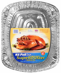 EZ Foil Roaster Pan, Holds 25-Lbs., 16.5 x 2.5-In. (Pack of 12)