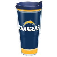 Tervis NFL  24 oz Los Angeles Chargers  Multicolored  BPA Free Tumbler with Lid