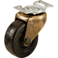 Shepherd Hardware 2 in. D Swivel Soft Rubber Caster 80 lb 1 pk