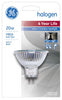 GE  20 watt MR16  Tubular  Halogen Bulb  275 lumens Warm White  1 pk (Pack of 6)