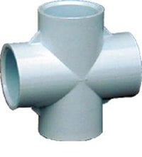 Genova Products 34405 1/2" PVC Sch. 40 Crosses (Pack of 10)