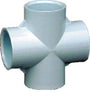 Genova Products 34405 1/2" PVC Sch. 40 Crosses (Pack of 10)