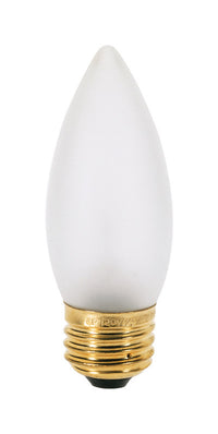 Satco 40 watts B11 Decorative Incandescent Bulb E26 (Medium) Soft White 2 pk (Pack of 10)