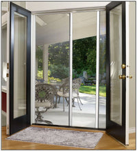 Escape 200 Screen Door, Double, Retractable, 84 x 79 to 81-In.