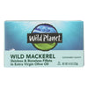 Wild Planet Wild Mackerel Fillets In Extra Virgin Olive Oil - Case of 12 - 4.375 oz.