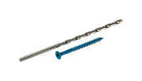 Tapcon 1/4 in.   D X 2-1/4 in.   L Steel Flat Head Concrete Screw Anchor 225 pk