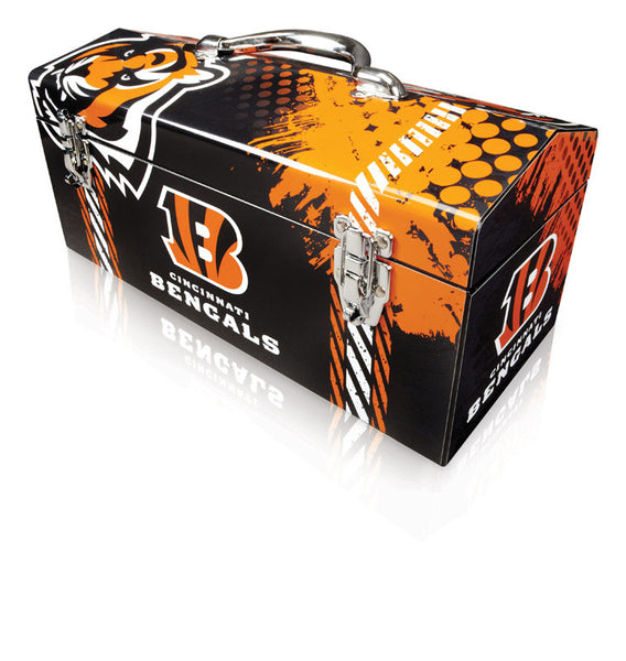 Windco 16.25 in. Steel Cincinnati Bengals Art Deco Tool Box 7.1 in