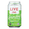 Live Soda - Soda Lemon Lime Probiotic - Case of 4-6/12 fl oz.