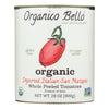 Organico Bello Tomatoes - Organic - Whole - Case of 12 - 28 oz