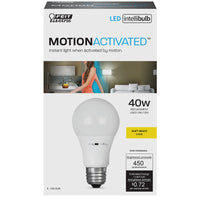 Feit Electric acre A19 E26 (Medium) LED Motion Activated Bulb White 1 pk