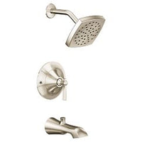 Polished nickel Posi-Temp(R) tub/shower