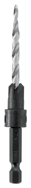 Irwin  11/64 in. Dia. High Speed Steel  Countersink  1 pc.