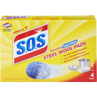 S.O.S Heavy Duty Scouring Pad For All Purpose 4 pk