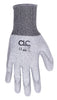 CLC Unisex Dipped Cut Resistant Gloves Gray M 1 pair