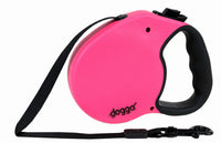 Retractable Dog Leash, Pink, Small Dogs, 13-Ft.