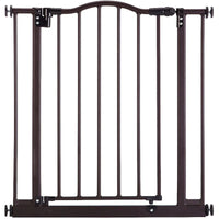 North States Brown 28.5 in. H X 28.25-38.25 in. W Metal Pet Gate