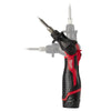 Milwaukee M12 10.75 in. 16 W 12 V Red Cordless Adjustable Soldering Iron Kit