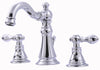 Ultra Faucets Signature Polished Chrome Widespread Bathroom Sink Faucet 6-10 in.