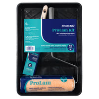 RollerLite ProLam Lambswool Polyester 9 in. W X 1/2 in. Cage Paint Brush/Roller Cover Kit 4 pk