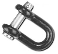 Utility Clevis, Black, 3/8 x 1-1/4-In.