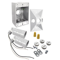 Bell Switch Incandescent Textured White Light Weatherproof Kit