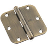 National Hardware 3-1/2 in. L Antique Brass Door Hinge 3 pk