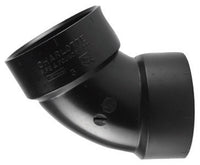 Charlotte Pipe  2 in. Hub   x 2 in. Dia. Hub  ABS  60 Degree Elbow