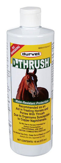 Durvet  Liquid  D-Thrush  For Horse 16 oz.