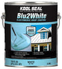 Kool Seal Blu2White White Acrylic Roof Coating 1 gal (Pack of 4)