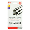 GE 6 ft. L Audio-Video Cable VGA