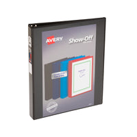 Avery Show Off 8-1/2 in. W X 11 in. L Round Ring View Binder