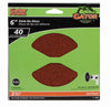 Gator 6 in. Aluminum Oxide Adhesive Sanding Disc 40 Grit Extra Coarse 3 pk