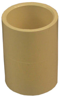 Pipe Fitting, CPVC Coupling, Beige, 1-In.